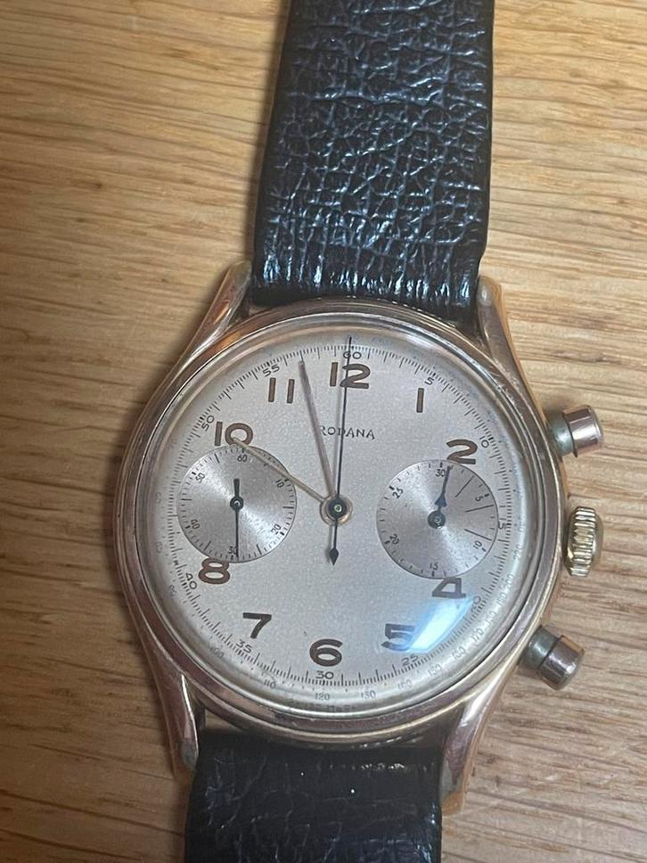 Chrono rodana vintage, Bijoux, Sacs & Beauté, Montres | Anciennes | Antiquités, Enlèvement ou Envoi