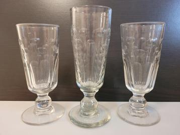 oud koffieglas begin 20e eeuw  beschikbaar voor biedingen