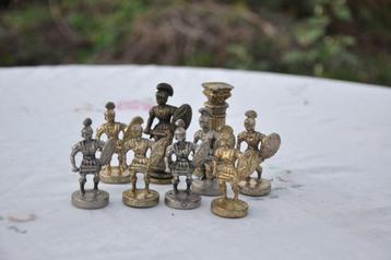 lot de 9 figurines en plomb romain, Enlèvement ou Envoi, Utilisé, Humain