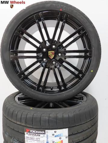 Originele Porsche Cayenne Turbo 21 inch velgen zomerbanden beschikbaar voor biedingen