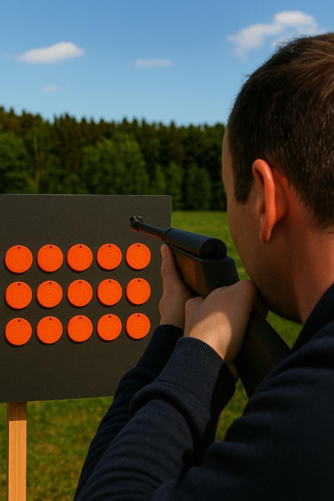 Shooting targets (250st) Fluo oranje kermis schietdoelen, Sport en Fitness, Schietsport-accessoires, Nieuw, Ophalen of Verzenden