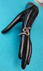 Prachtige, solide 925 zilveren ring in de vorm van cobra, Handtassen en Accessoires, Ringen, Ophalen of Verzenden