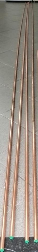 Koperen buizen (4 stuks x 5m) + Isolatie (5 stuks x 2m), Ophalen, Nieuw, Koper, Overige typen