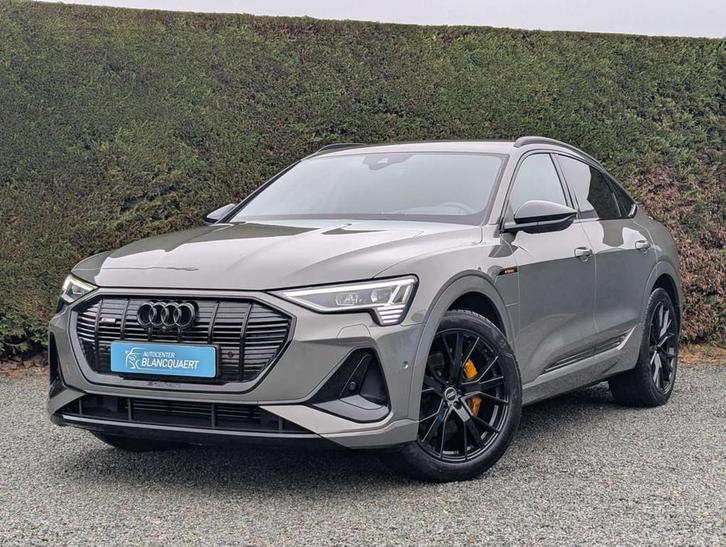 Audi Q8 e-tron Sportback (Q8)e-tron - black edition - trekha, Auto's, Audi, Bedrijf, Te koop, Q8 e-tron, 360° camera, 4x4, Achteruitrijcamera