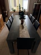 Table salle a manger et 8 chaises, Maison & Meubles, Enlèvement, Utilisé, Sobre, 8 chaises ou plus