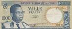 1000 FRANCS CONGOLAIS 15.12.1961, Envoi, Billets en vrac