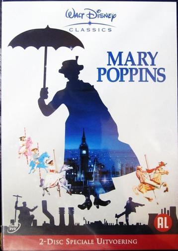 DUBBELE DVD KOMEDIE- WALT DISNEY- MARY POPPINS beschikbaar voor biedingen