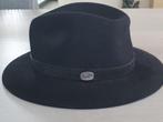 Borsalino zwarte hoed, Ophalen, Zo goed als nieuw, 57 cm (M, 7⅛ inch) of minder, Hoed