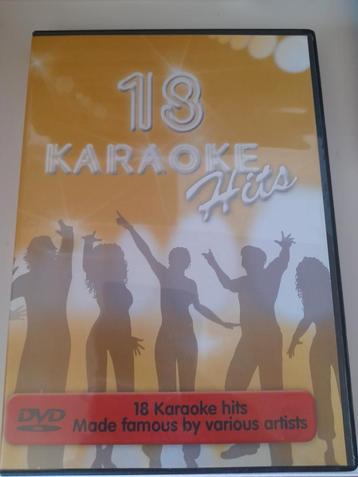 18 karaoke hits dvd beschikbaar voor biedingen