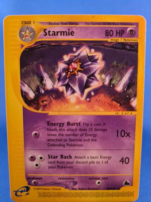 Starmie 30/144 - Skyridge, Hobby en Vrije tijd, Verzamelkaartspellen | Pokémon, Gebruikt, Verzenden