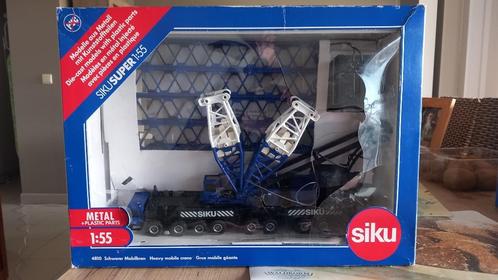 mobille kraan op vrachtwagen siku, Hobby en Vrije tijd, Modelauto's | 1:50, Zo goed als nieuw, Bus of Vrachtwagen, SIKU, Ophalen of Verzenden