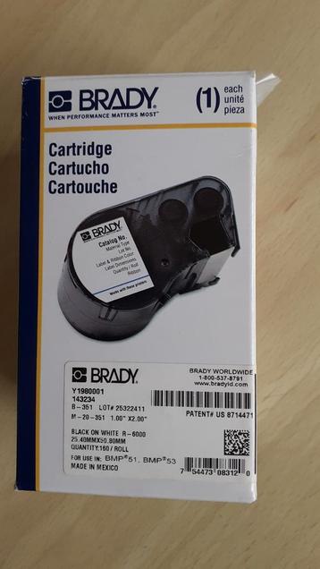 Brady R-6000 cartridge black
