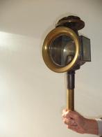 XIXe koetslamp lantaarn spiegelende toorts paardenkoets lamp, Antiek en Kunst, Ophalen