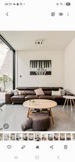 Lederen 4 zits zetel in uiterst perfecte staat, Huis en Inrichting, Ophalen