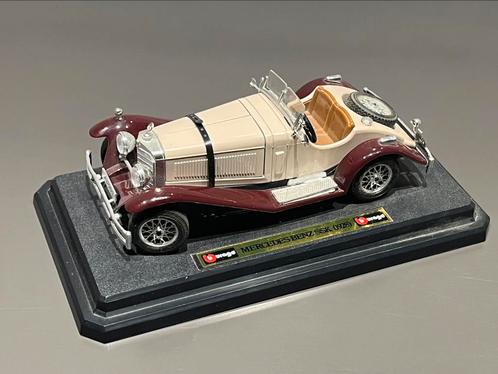 Mercedes Benz SSK (1928) - Modèle Burago 1/24, Hobby & Loisirs créatifs, Voitures miniatures | 1:24, Utilisé, Voiture, Burago