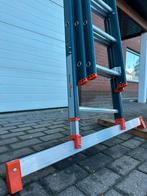 Premium 2 of 3 delige schuifladders met top safe systeem, Nieuw, Ladder, Opvouwbaar of Inschuifbaar, 4 meter of meer