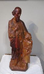 Oude (midcentury) gipsen heiligen beelden., Ophalen