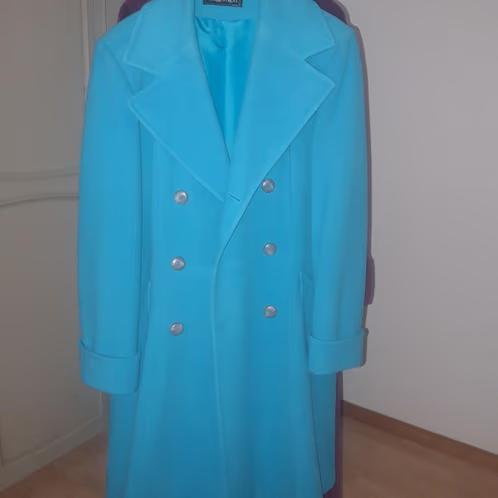 TURKOOIS dames jas, Kleding | Dames, Jassen | Winter, Zo goed als nieuw, Maat 38/40 (M), Blauw, Ophalen