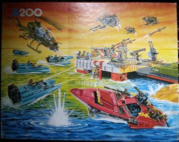 Puzzle Gi-Joe 200 pièces de 1989, Enlèvement, Moins de 500 pièces, Utilisé, Puzzle