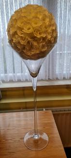 Glascoupe en decobal met rozen, Ophalen of Verzenden, Nieuw