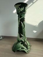 Colonne porte-fleur en majolique - art nouveau, Ophalen, Zo goed als nieuw
