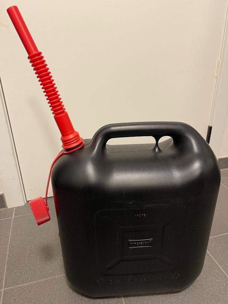Jerrycan Bidon Hunersdorff 20L zwart met schenktuit 10 stuks, Autos : Divers, Autos divers Autre, Enlèvement