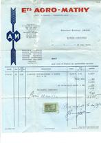 Ancienne facture 1963, Utilisé, Enlèvement ou Envoi