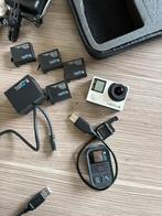 Go pro 4 silver + batteries + télécommande, Audio, Tv en Foto, Actiecamera's, Ophalen, Zo goed als nieuw, GoPro