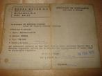 Ancien Certificat de Conformité Moto HONDA CB-125S 1975, Motoren, Handleidingen en Instructieboekjes, Honda