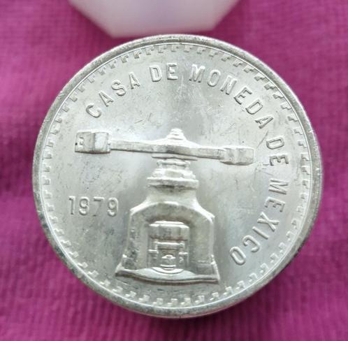 63x 1 oz zilver Onza Balance Scale (1979-1980) Mexico, Postzegels en Munten, Munten | Amerika, Losse munt, Midden-Amerika, Zilver