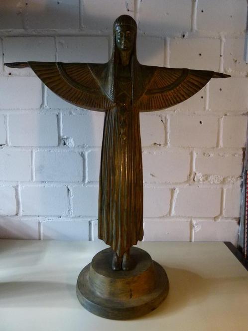 Art Deco ``The Creed``  xl   67cm.   naar Chiparus, Antiek en Kunst, Kunst | Beelden en Houtsnijwerken, Ophalen