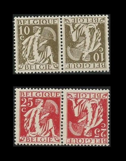 Postzrgels KP13/14 Kopstaande zegels Ceres 1932, Postzegels en Munten, Postzegels | Europa | België, Frankeerzegel, Postfris, Verzenden