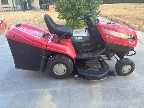zitmaaier / maai-tractor Castelgarden, Tuin en Terras, Zitmaaiers, Gebruikt, 120 cm of meer, Elektrische starter, Opvangbak, Versnellingen