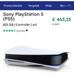 Ps5 + zwarte controler en Game, Ophalen of Verzenden