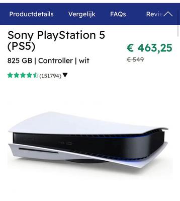 Ps5 + zwarte controler en Game, Enlèvement ou Envoi