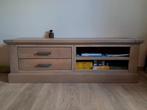 Massief eiken TV meubel, Ophalen, Zo goed als nieuw