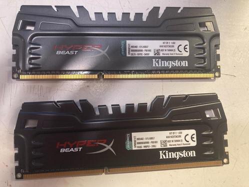 Kingston 8GB Kit (2x4GB) DDR3, Informatique & Logiciels, Mémoire RAM, Comme neuf, Desktop, 8 GB, DDR4, Enlèvement ou Envoi