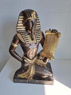 Farao beeld met perkamentrol, Antiek en Kunst, Ophalen of Verzenden