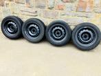 4 pneus Michelin 185/65-15 avec jantes Peugeot, Auto-onderdelen, Ophalen, Gebruikt, 15 inch, Banden en Velgen