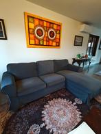 Ektorp 3-zitsbank met chaise longue, Huis en Inrichting, Zetels | Complete zithoeken, Ophalen, Zo goed als nieuw