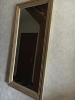 Zeer mooie stevige houten spiegel 60cm op 120cm : is NIEUW!, Nieuw, 100 tot 150 cm, Rechthoekig, 50 tot 75 cm