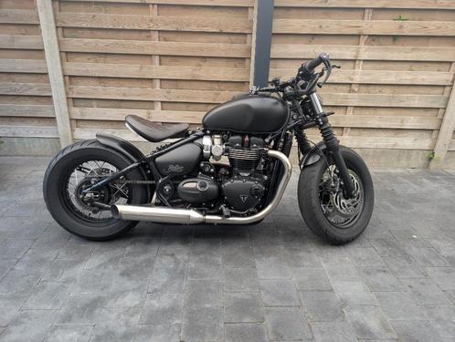 Triumph Black Bobber 2018, Motoren, Motoren | Triumph, Particulier, meer dan 35 kW, 2 cilinders, ABS, Cruise Control, LED Verlichting