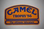 Autocollant vintage Camel Trophy '86 - L'aventure ultime, Enlèvement ou Envoi, Neuf, Marque