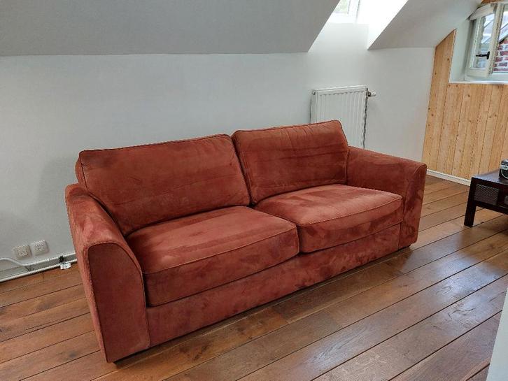 Sofa, Huis en Inrichting, Zetels | Zetels, Gebruikt, Rechte bank, Driepersoons, Ophalen
