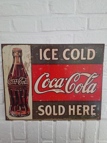 Plaque coca cola beschikbaar voor biedingen