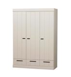 Kledingkast 3-deurs - Wood Connect Grenen, Huis en Inrichting, 100 tot 150 cm, Zo goed als nieuw, 50 tot 75 cm, Ophalen