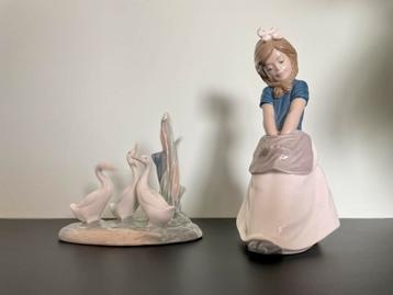 Ensemble de figurines NAO Lladro (Espagne 1985, neuf !) disponible aux enchères