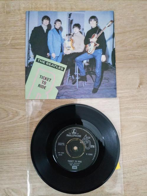 BEATLES-TICKET VOOR RIDE UK NINE, Cd's en Dvd's, Vinyl | Rock, Zo goed als nieuw, Rock-'n-Roll, Overige formaten, Ophalen of Verzenden
