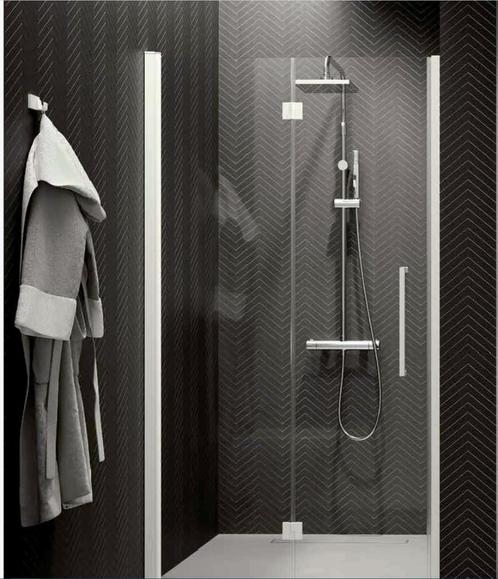 Douchedeur Novellini, Doe-het-zelf en Bouw, Sanitair, Nieuw, Douche, Chroom, Glas, Ophalen