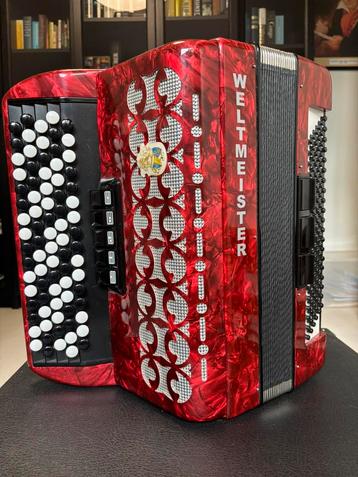 Accordeon Weltmeister do1 driekorig 120bas, Musique & Instruments, Accordéons, Enlèvement, Utilisé, Weltmeister